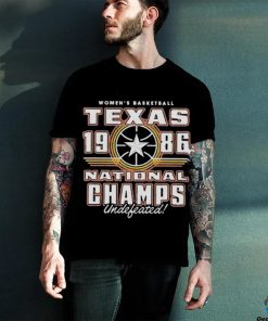 Official Texas Women’s Basketball 1986 National Champs Shirt