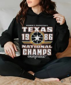 Official Texas Women’s Basketball 1986 National Champs Shirt