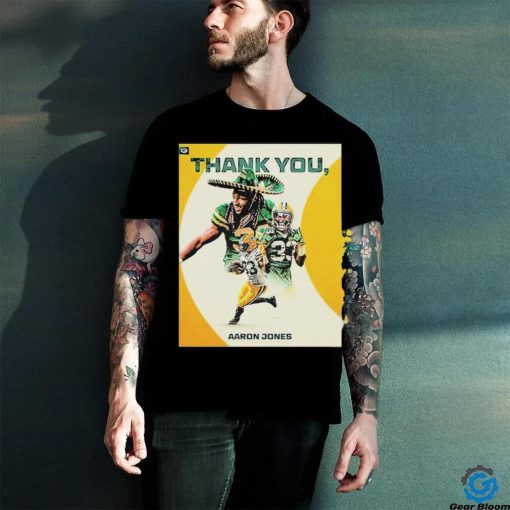 Official Thank You Aaron Jones 33 Has Contributed Green Bay Packers Shirt