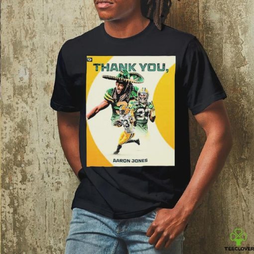 Official Thank You Aaron Jones 33 Has Contributed Green Bay Packers Shirt