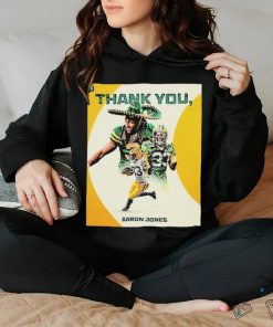 Official Thank You Aaron Jones 33 Has Contributed Green Bay Packers Shirt