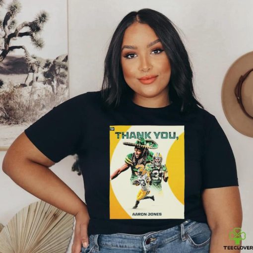 Official Thank You Aaron Jones 33 Has Contributed Green Bay Packers Shirt