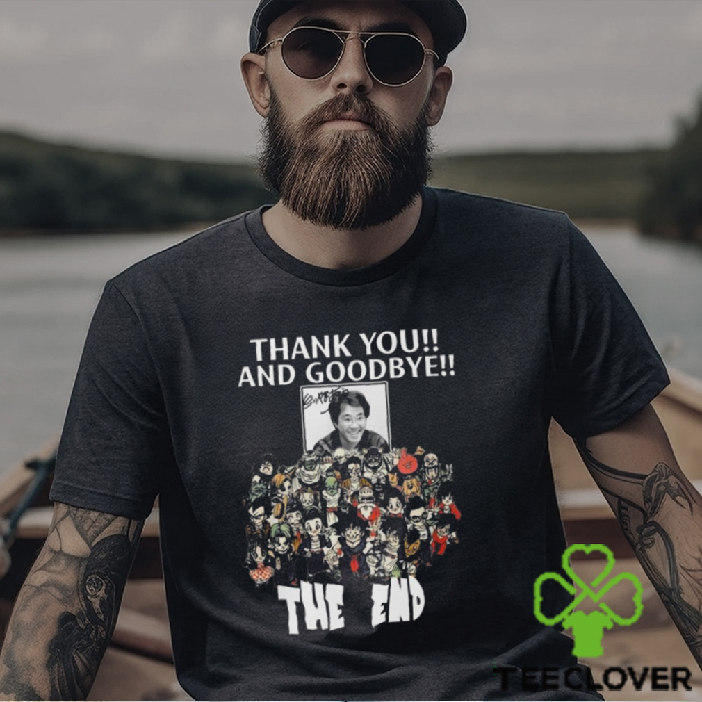 Official Thank You And Goodbye Akira Toriyama Dragon Ball The End Shirt Official Thank You And Goodbye Akira Toriyama Dragon Ball The End Shirt