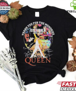 Official Thank You For The Memories 55 Years 1970 2025 The Queen Band T Shirt