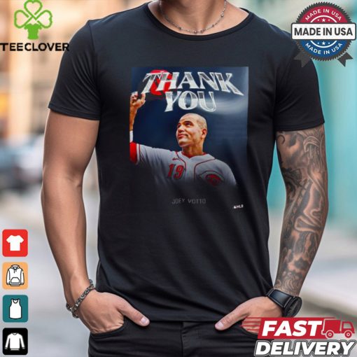 Official Thank You Joey Votto 17 Seasons Six All Star Selections a Gold Glove, and 2010 NL MVP honors shirt