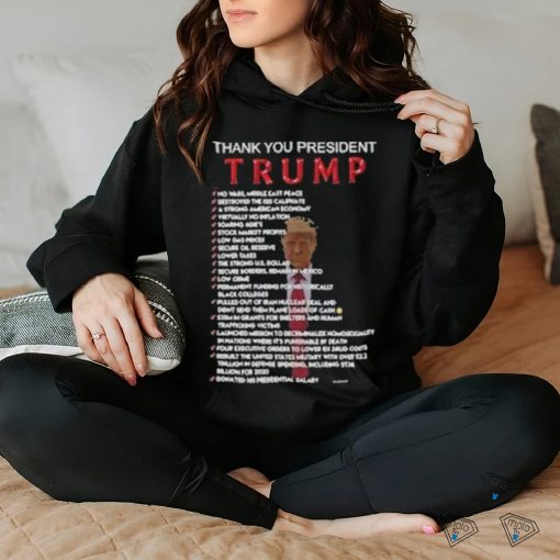 Official Thank You President Trump 2024 Shirt