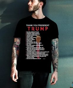 Official Thank You President Trump 2024 Shirt