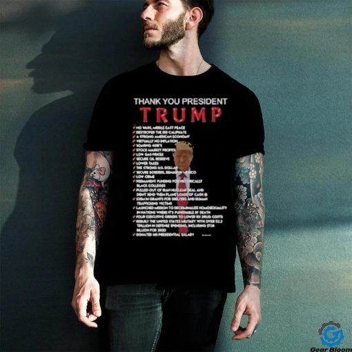 Official Thank You President Trump 2024 Shirt