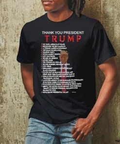 Official Thank You President Trump 2024 Shirt