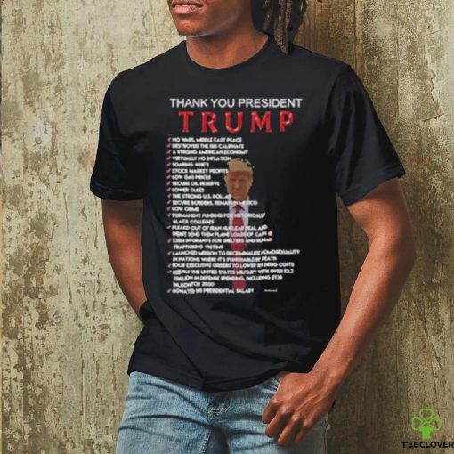 Official Thank You President Trump 2024 Shirt