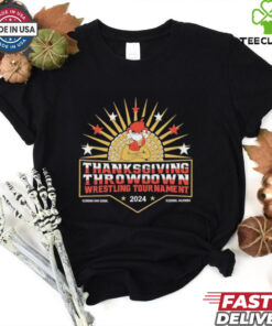 Official Thanksgiving Throwdown Wrestling Tournament 2024 Shirt
