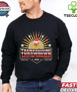 Official Thanksgiving Throwdown Wrestling Tournament 2024 Shirt