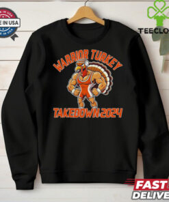 Official Thanksgiving Warrior Turkey Takedown 2024 Shirt