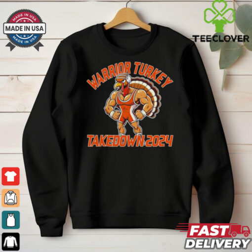 Official Thanksgiving Warrior Turkey Takedown 2024 Shirt