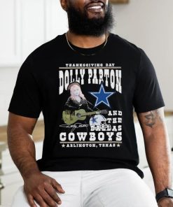 Official Thanksgiving day Dolly Parton and the Dallas Cowboys Arlington, Texas signature hoodie, sweater, longsleeve, shirt v-neck, t-shirt