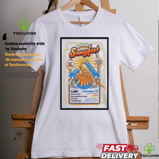 Official The 2nd annual snugfest sep 29 2024 the silver towers pavilion in ripton vt T shirt