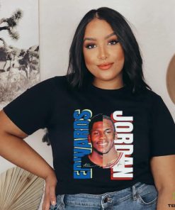 Official The Anthony Jordan Edwards Half Face Signature T shirt
