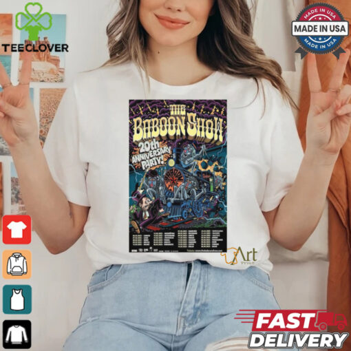 Official The Baboon Show 20th Anniversary Party 25 shirt