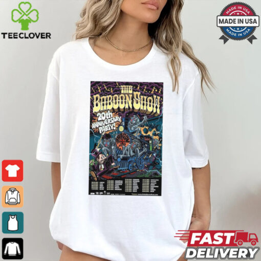 Official The Baboon Show 20th Anniversary Party 25 shirt