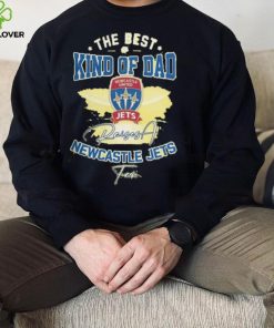Official The Best Kind Of Dad Newcastle Jets T Shirt