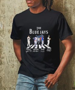 Official The Blue Jays Abbey Road Roy Halladay Carlos Delgado Joe Carter And Barry Bonds Signatures Shirt