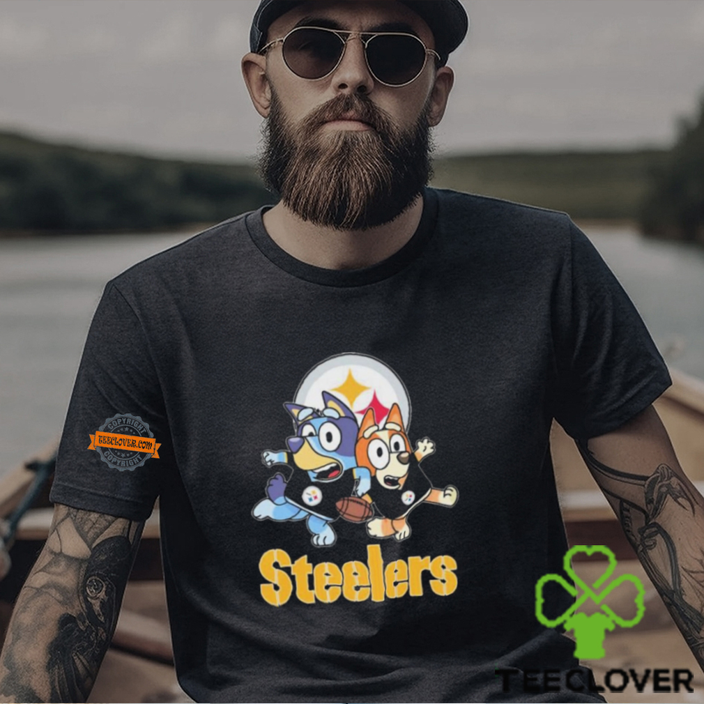Official The Bluey Pittsburgh Steelers logo shirt Official The Bluey Pittsburgh Steelers logo shirt