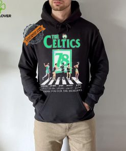 Official The Boston Celtics 78 Years Signatures Thank You For The Memories shirt