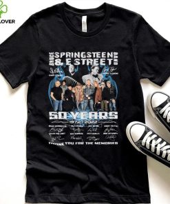 Official The Bruce Springsteen And E Street Band 50 Years 1972 2022 Thank You For The Memories Signatures Shirt