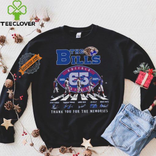 Official The Buffalo Bills Abbey Road 1959 2024 Thank You For The Memories Signatures shirt