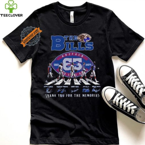 Official The Buffalo Bills Abbey Road 1959 2024 Thank You For The Memories Signatures shirt