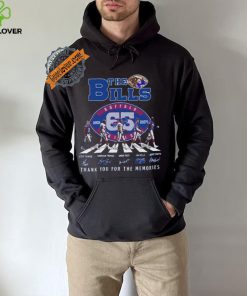 Official The Buffalo Bills Abbey Road 1959 2024 Thank You For The Memories Signatures shirt