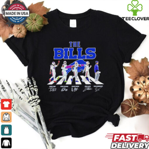 Official The Buffalo Bills Road Sean Mcdermott Josh Allen Amari Cooper Keon Coleman and James Cook Signatures shirt