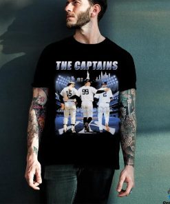 Official The Captains Derek Jeter Thurman Munson And Aaron Judge New York Yankees Signatures Shirt