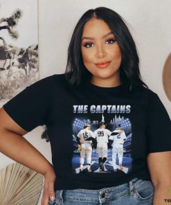 Official The Captains Derek Jeter Thurman Munson And Aaron Judge New York Yankees Signatures Shirt