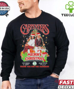 Official The Carpenters Merry Christmas Karen Carpenter And Richard Carpenter Shirt