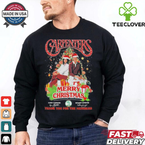 Official The Carpenters Merry Christmas Karen Carpenter And Richard Carpenter Shirt