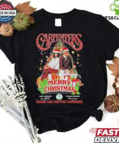 Official The Carpenters Merry Christmas Karen Carpenter And Richard Carpenter Shirt