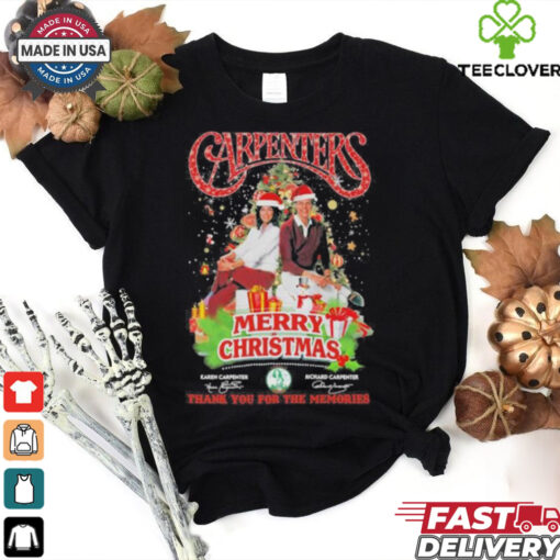 Official The Carpenters Merry Christmas Karen Carpenter And Richard Carpenter Shirt