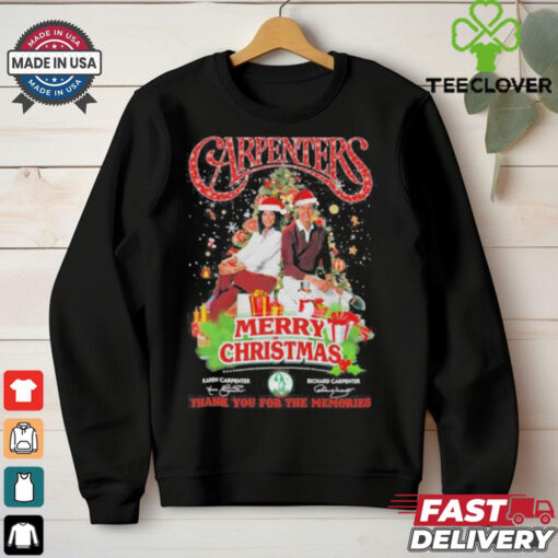 Official The Carpenters Merry Christmas Karen Carpenter And Richard Carpenter Shirt