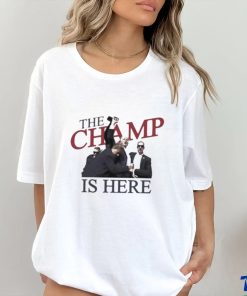 Official The Champ Is Here Trump Shot 2024 T Shirt