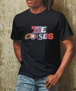 Official The Chasers Dept Black 4Th Quarter Flared Logo T Shirt