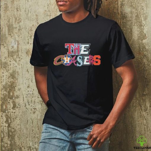 Official The Chasers Dept Black 4Th Quarter Flared Logo T Shirt