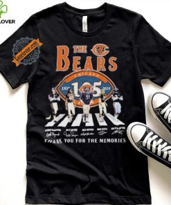 Official The Chicago Bears Abbey Road 1920 2025 Thank You For The Memories Signatures shirt