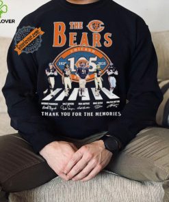 Official The Chicago Bears Abbey Road 1920 2025 Thank You For The Memories Signatures shirt