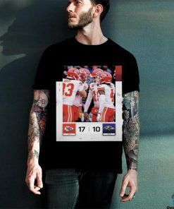 Official The Chiefs Kingdom Kansas City Chiefs Defeating The Baltimore Ravens 17 10 Classic T Shirt