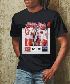 Official The Chiefs Kingdom Kansas City Chiefs Defeating The Baltimore Ravens 17 10 Classic T Shirt