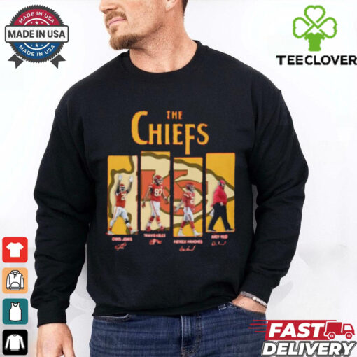 Official The Chiefs Team Players Signatures Shirt