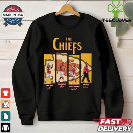 Official The Chiefs Team Players Signatures Shirt