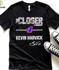 Official The Closer Nascar #4 Kevin Harvick signatures shirt 2 Official The Closer Nascar #4 Kevin Harvick signatures shirt