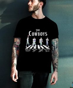 Official The Cowboys Abbey Road Michael Irvin Emmitt Smith Troy Aikman And Roger Staubach Signatures Shirt 3 Official The Cowboys Abbey Road Michael Irvin Emmitt Smith Troy Aikman And Roger Staubach Signatures Shirt